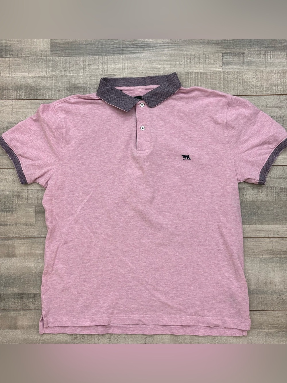 Rodd & Gunn Mens Sports Fit Polo Shirt Size XL Pink Heather Short Sleeve Logo